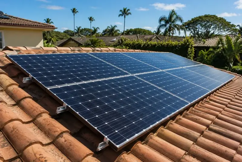 Installation de panneaux solaires à Montirat